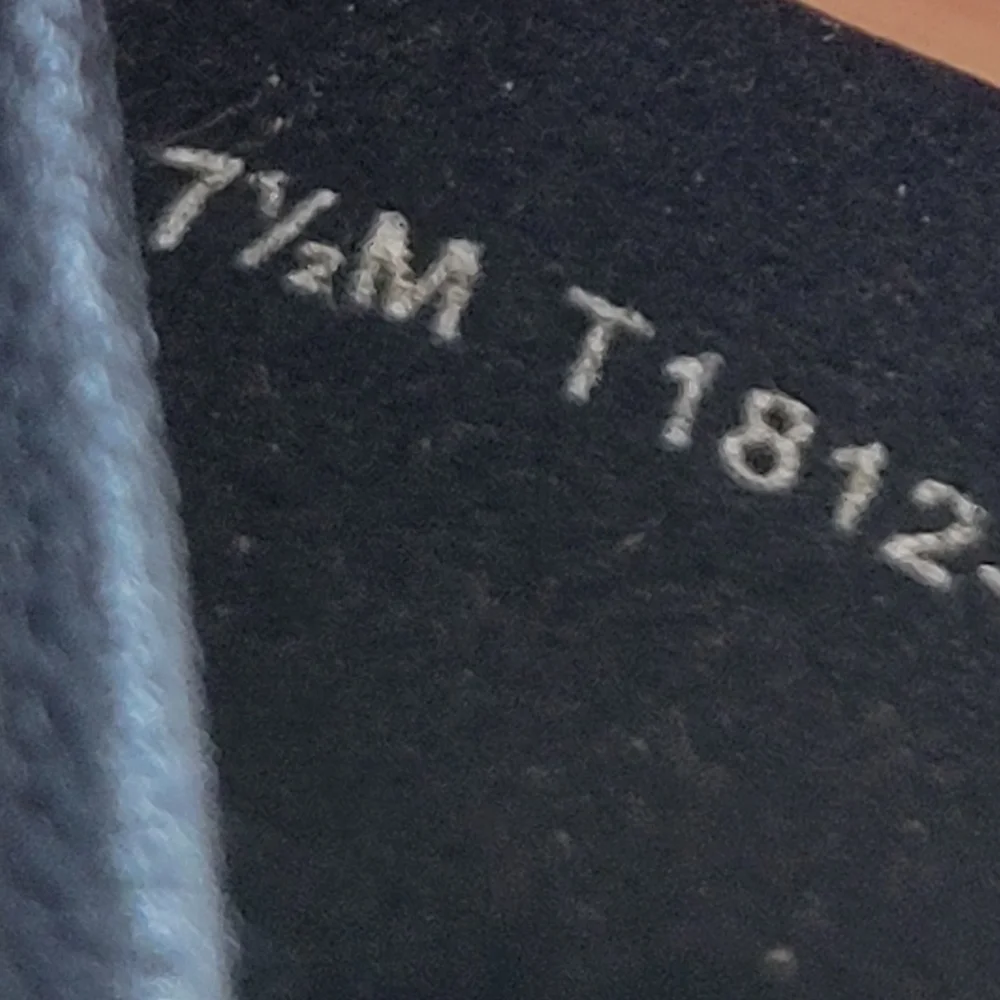 Trotters Samantha Flat Black Square Toe Ballet Flats Croc Women's Size 7.5‎ M - Picture 8 of 11